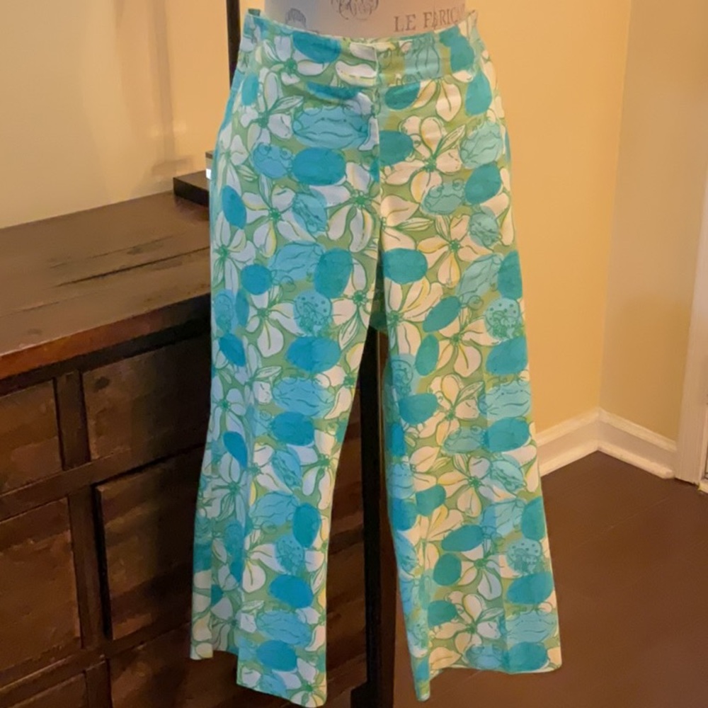 Vintage Lilly Pulitzer Summer Floral Pants